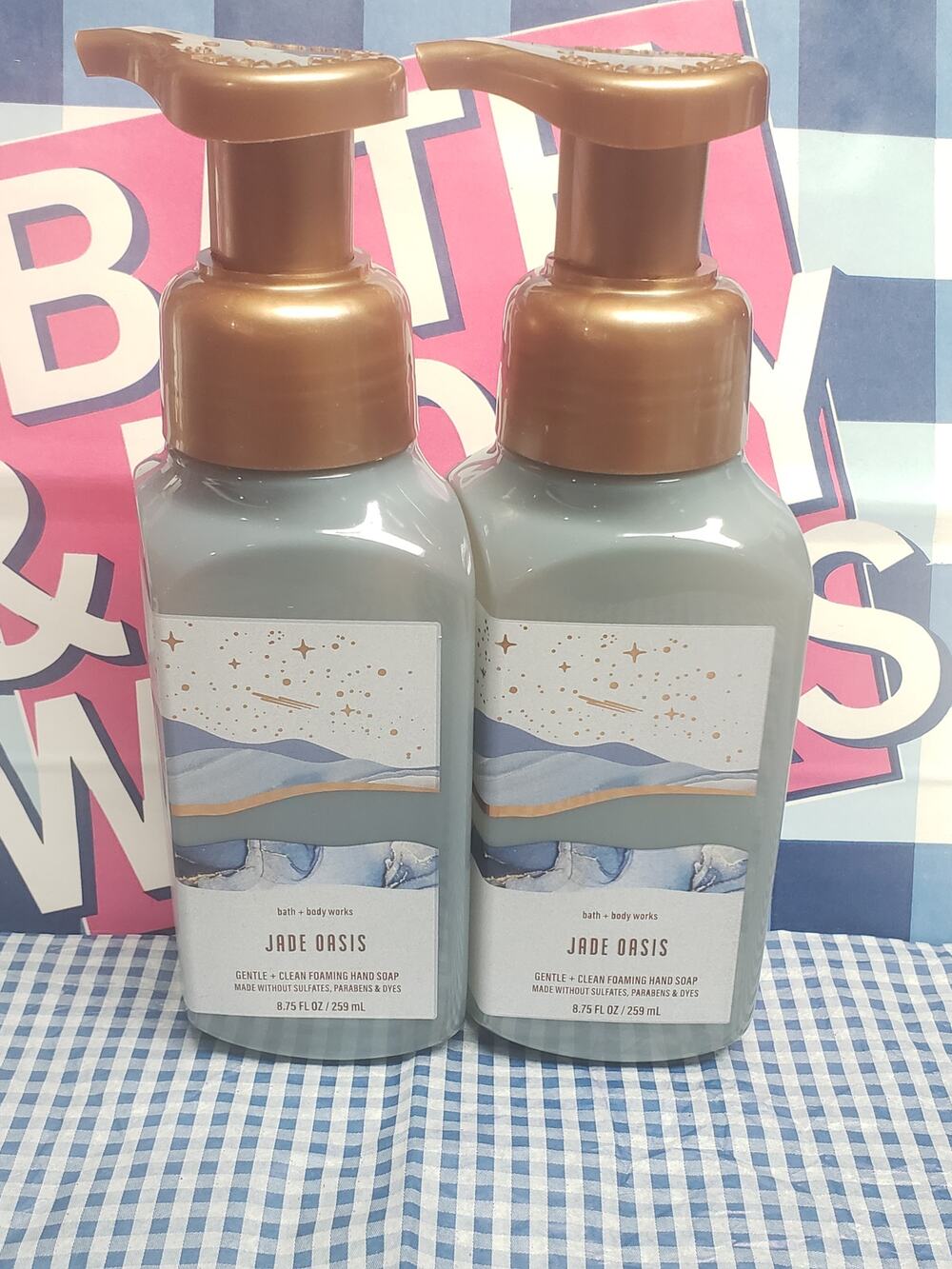 BBW Jade Oasis Gentle & Clean Foaming Hand Soap 2 Pack